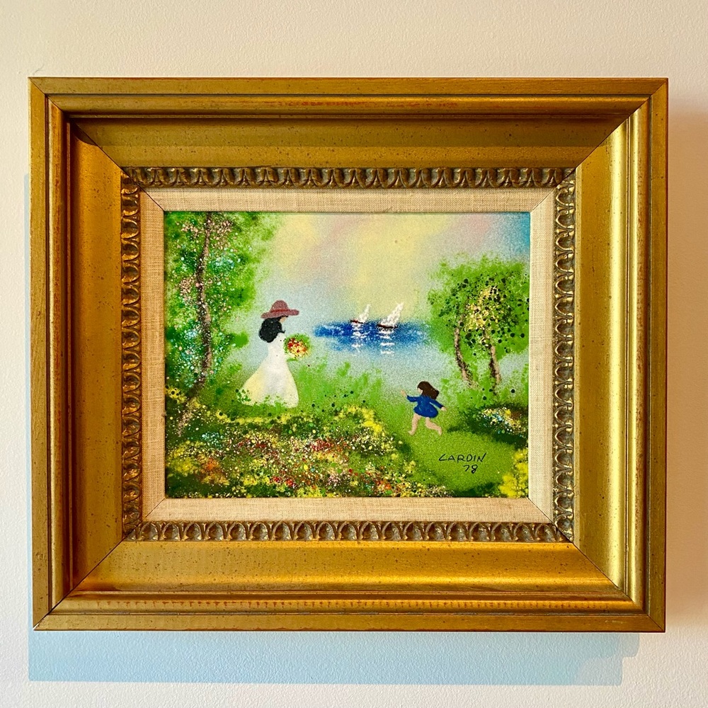 Louis Cardin - original enamel artwork, limited edition; $125 ea or two for $200
